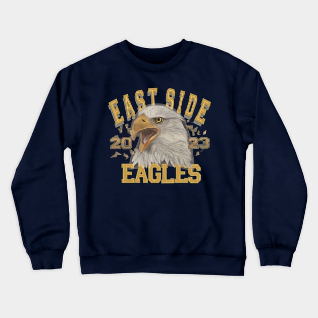 East Side Eagles Version 2.0 Crewneck Sweatshirt by JERRYVEE66